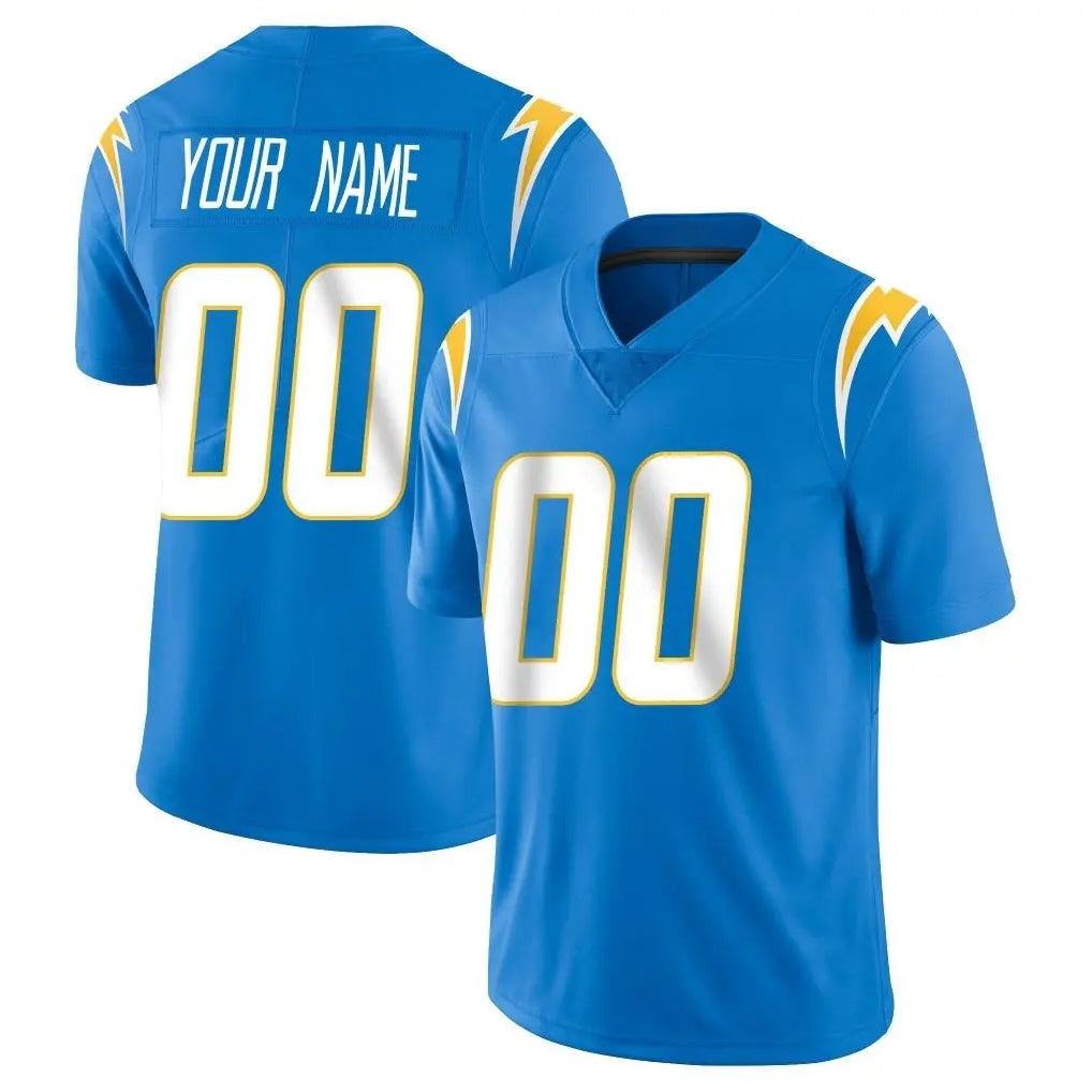 Pkot Custom LA.Chargers Blue Limited Vapor Untouchable Home Game Any Name & Numbers Stitched Jerseys