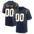 Pkot Custom LA.Chargers Navy Home Game Any Name & Numbers Stitched Jerseys
