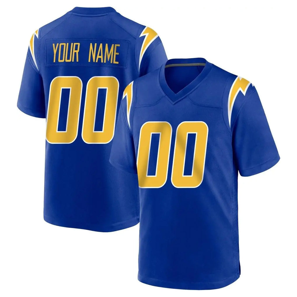 Pkot Custom LA.Chargers Royal Home Game Any Name & Numbers Stitched Jerseys