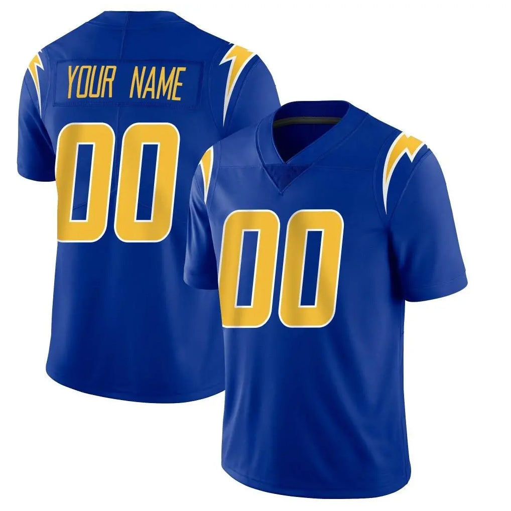 Pkot Custom LA.Chargers Royal Limited Vapor Home Game Any Name & Numbers Stitched Jerseys