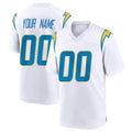 Pkot Custom LA.Chargers White Home Game Any Name & Numbers Stitched Jerseys