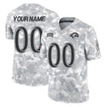 Pkot Custom LA.Rams Arctic Camo Salute To Service Limited Game Any Name & Numbers Stitched Jerseys