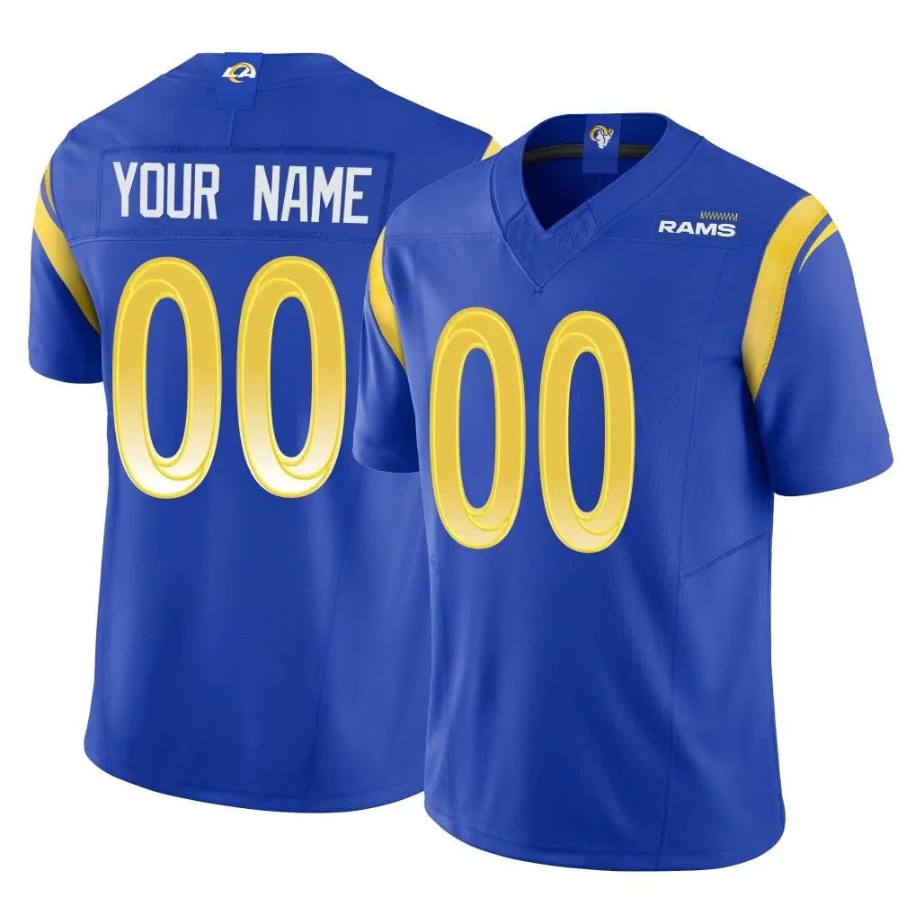 Pkot Custom LA.Rams Royal Limited Vapor F.U.S.E. Home Game Any Name & Numbers Stitched Jerseys