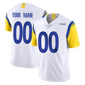 Pkot Custom LA.Rams White Limited Vapor Untouchable Home Game Any Name & Numbers Stitched Jerseys