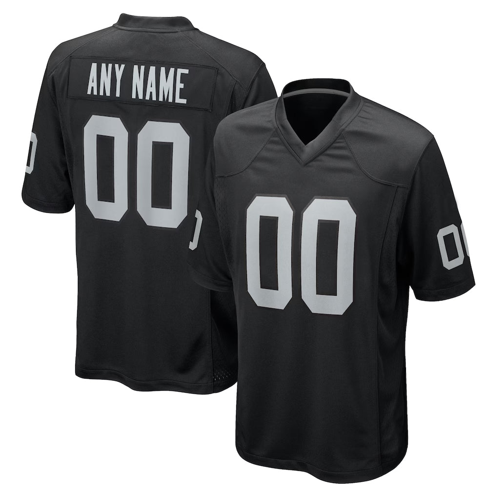 Pkot Custom LV.Raiders Black Home GameStitched Jerseys
