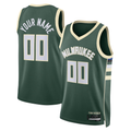 Pkot Custom M.Bucks White Fast Break Jerseys - Association Edition