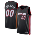 Pkot Custom M.Heat Black Swingman Jerseys - Icon Edition
