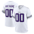 Pkot Custom MN.Vikings White Alternate Game Football Jerseys