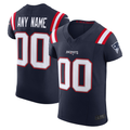Pkot Custom NE.Patriots Navy Vapor F.U.S.E. Elite Stitched Jerseys