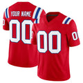 Pkot Custom NE.Patriots Red Limited Vapor F.U.S.E. Home Game Any Name & Numbers Stitched Jerseys