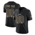 Pkot Custom NO.Saints Black Home Game Any Name & Numbers Stitched Jerseys