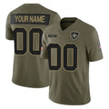 Pkot Custom NO.Saints Olive 2025 Salute To Service Limited Any Name & Numbers Stitched Jerseys