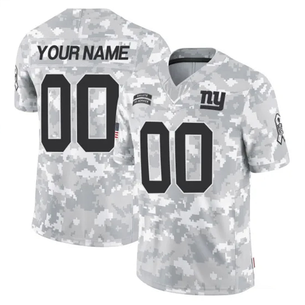 Pkot Custom NY.Giants Arctic Camo Salute To Service Limited Game Any Name & Numbers Stitched Jerseys