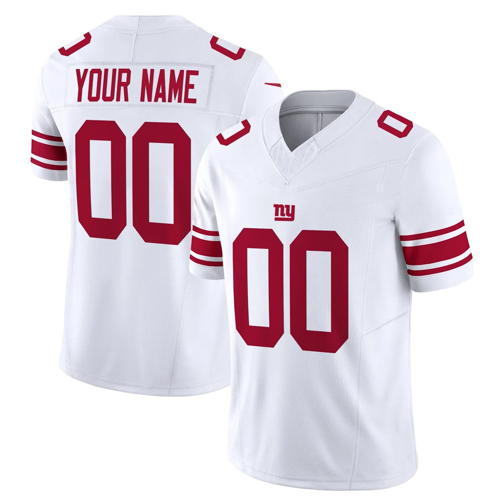 Pkot Custom NY.Giants White Limited Vapor F.U.S.E. Home Game Any Name & Numbers Stitched Jerseys