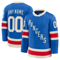 Pkot Custom NY.Rangers Blue Centennial Premium Jerseys