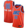 Pkot Custom OC.Thunder Orange Swingman Stitched Jerseys- Statement Edition