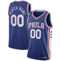 Pkot Custom P.76ers Royal 202021 Swingman Jerseys - Icon Edition