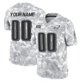 Pkot Custom P.Eagles Arctic Camo Salute to Service Limited Game Any Name & Numbers Stitched Jerseys