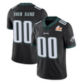 Pkot Custom P.Eagles Black Limited Vapor Untouchable Super Bowl LIX Home Game Any Name & Numbers Stitched Jerseys