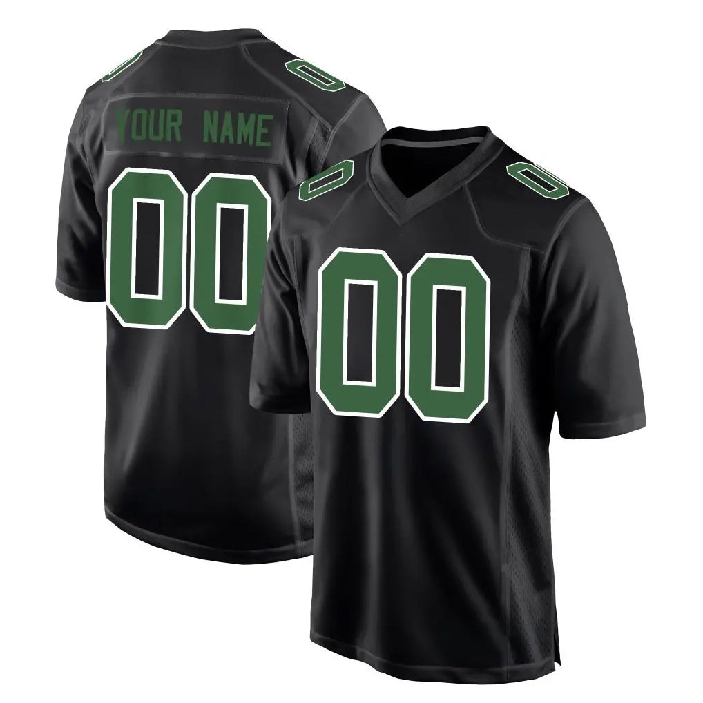 Pkot Custom P.Eagles Carbon Green Fashion Home Game Any Name & Numbers Stitched Jerseys