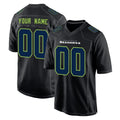 Pkot Custom S.Seahawks Black Limited Fashion Home Game Any Name & Numbers Stitched Jerseys