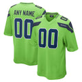 Pkot Custom S.Seahawks Green Home Game Any Name & Numbers Stitched Jerseys