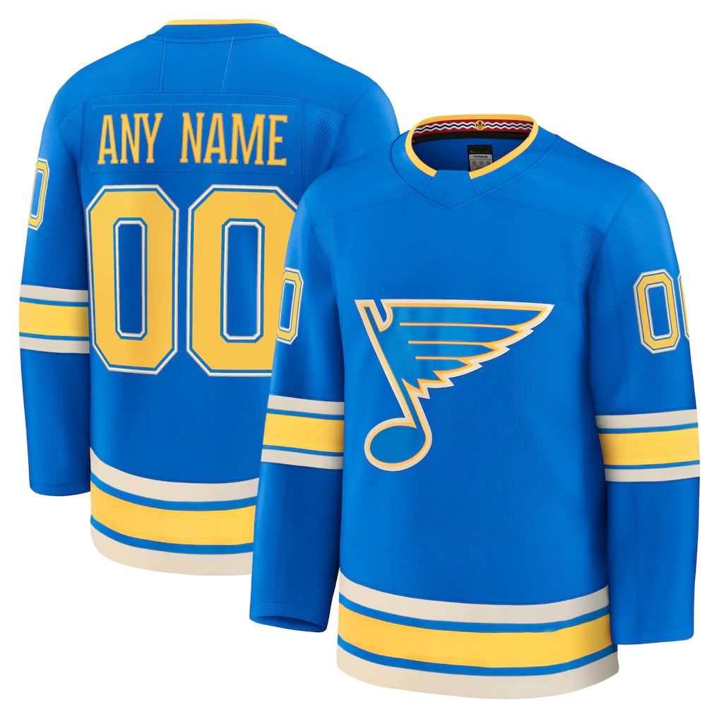 Pkot Custom SL.Blues Blue Alternate Premium Jerseys