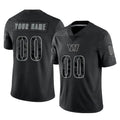 Pkot Custom W.Commanders Black Limited Reflective Home Game Any Name & Numbers Stitched Jerseys