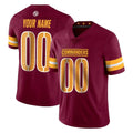 Pkot Custom W.Commanders Burgundy Limited Vapor Home Game Any Name & Numbers Stitched Jerseys