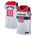 Pkot Custom W.Wizards White Swingman Jerseys - Association Edition