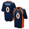 Pkot D.Broncos #0 Jonathon Cooper Player Navy Game Stitched Jerseys