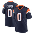 Pkot D.Broncos #0 Jonathon Cooper Player Navy Home Game Stitched Jerseys