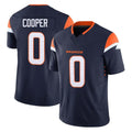 Pkot D.Broncos #0 Jonathon Cooper Player Navy Limited Vapor F.U.S.E. Home Game Stitched Jerseys