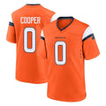 Pkot D.Broncos #0 Jonathon Cooper Player Orange Home Game Stitched Jerseys