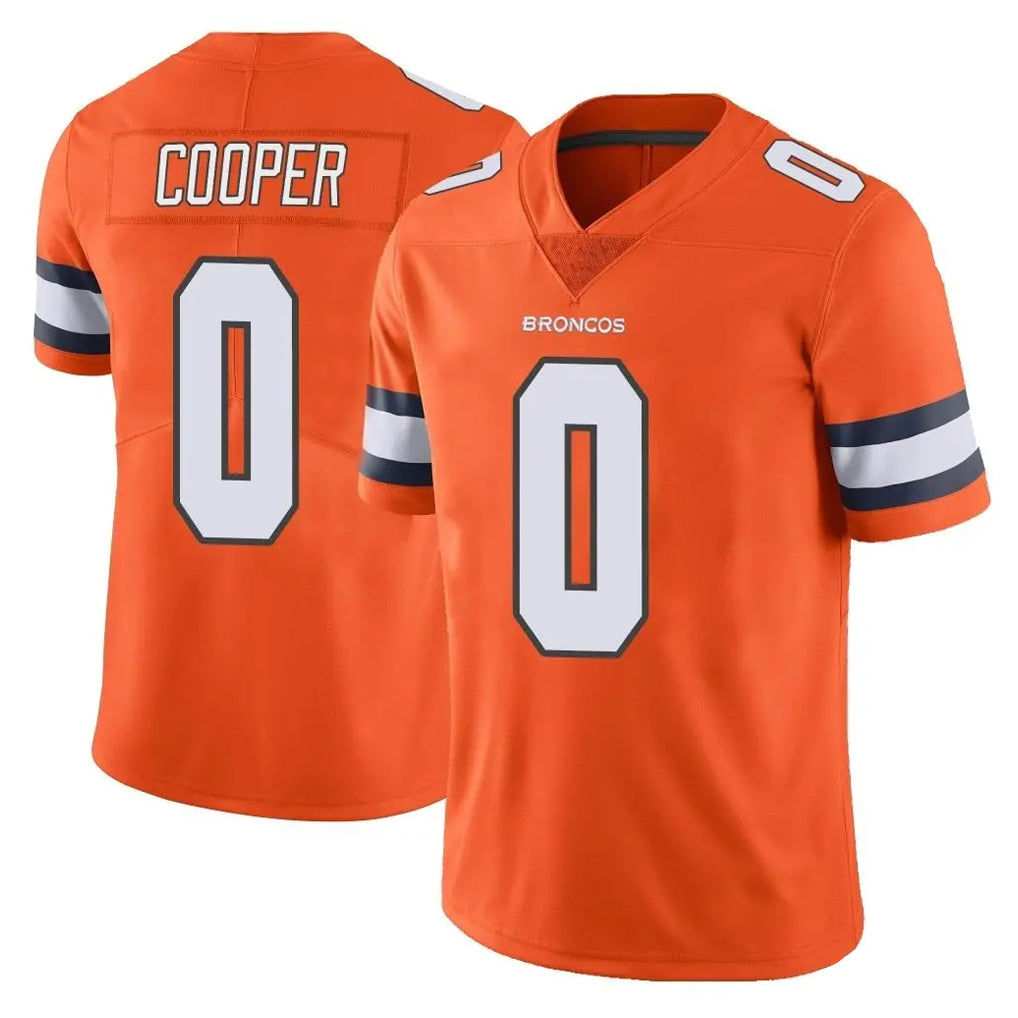 Pkot D.Broncos #0 Jonathon Cooper Player Orange Vapor Untouchable Limited Home Game Stitched Jerseys