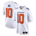 Pkot D.Broncos #10 Bo Nix Player White Fashion Limited Game Stitched Jerseys