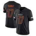 Pkot D.Broncos #17 Jaylen Waddle Player Black Impact Limited Game Stitched Jerseys