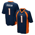 Pkot D.Broncos #1 Evan Engram Player Navy Game Stitched Jerseys