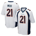 Pkot D.Broncos #21 Riley Moss Player White Game Stitched Jerseys
