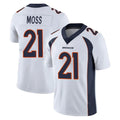 Pkot D.Broncos #21 Riley Moss Player White Vapor Untouchable Limited Home Game Stitched Jerseys