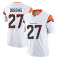 Pkot D.Broncos #27 J.K. Dobbins Player White Limited Vapor F.U.S.E. Home Game Stitched Jerseys