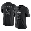 Pkot D.Broncos #2 Pat Surtain II Player Black Reflective Limited Stitched Jerseys