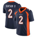 Pkot D.Broncos #2 Pat Surtain II Player Navy Vapor Untouchable Limited Game Stitched Jerseys