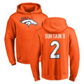 Pkot D.Broncos #2 Pat Surtain II Player Orange Pullover Hoodie Limited Stitched Jerseys