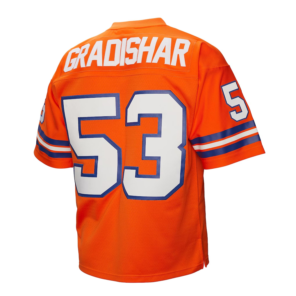 Pkot D.Broncos #53 Randy Gradishar Mitchell & Ness Orange 1978 Legacy Replica Puhic Stitched Jerseys