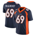 Pkot D.Broncos #69 Mike McGlinchey Player Navy Vapor Untouchable Limited Game Stitched Jerseys