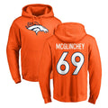 Pkot D.Broncos #69 Mike McGlinchey Player Orange Pullover Hoodie Limited Stitched Jerseys