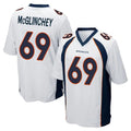 Pkot D.Broncos #69 Mike McGlinchey Player White Game Stitched Jerseys