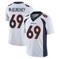 Pkot D.Broncos #69 Mike McGlinchey Player White Vapor Untouchable Limited Home Game Stitched Jerseys