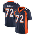 Pkot D.Broncos #72 Garett Bolles Player Navy Vapor Untouchable Limited Game Stitched Jerseys